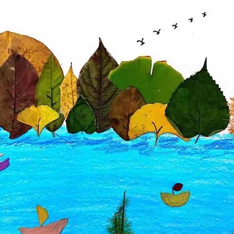 秋叶有“画”说——李潘流小学二年级