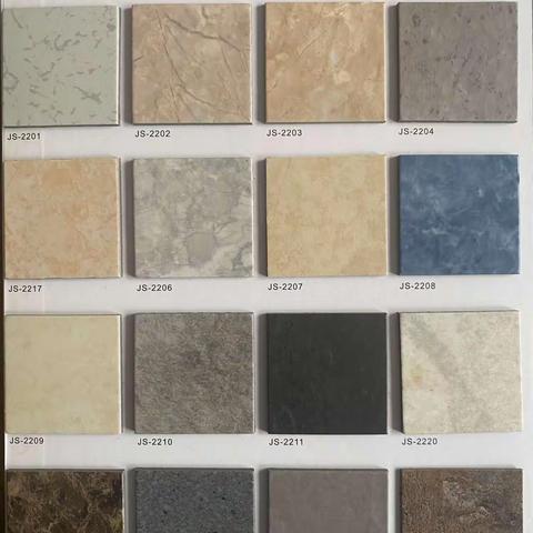 PVC片材，仿真大理石纹、地毯纹、木纹