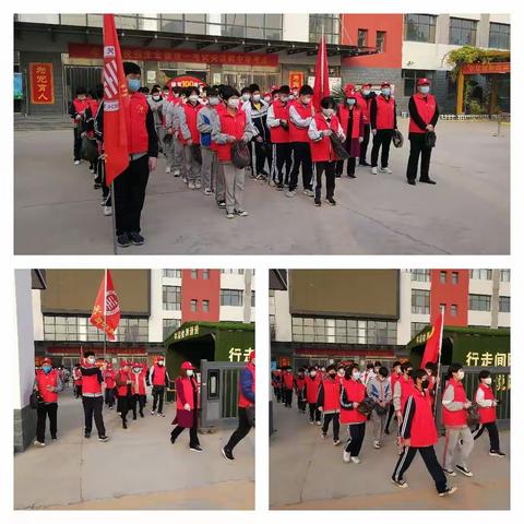 关汉卿中学“师生携手共创文明城”志愿服务活动