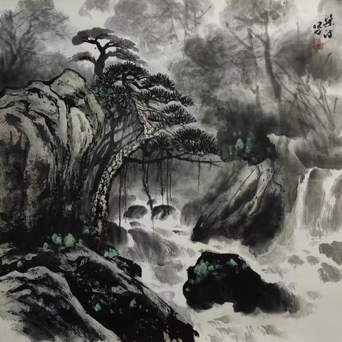 松风涧影