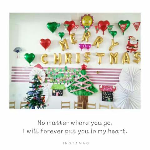 红都幼儿园大五班 我们的圣诞节