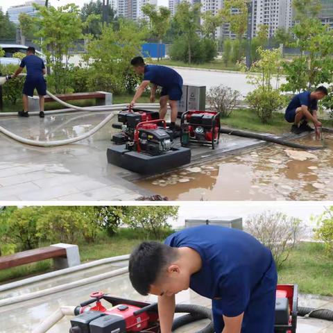 自贸大街特勤站积极开展水域救援装备性能测试工作