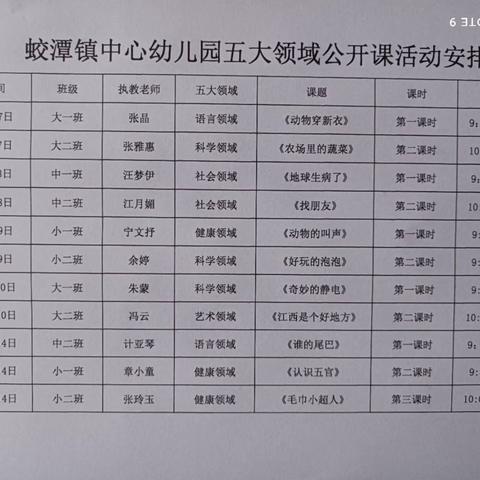 “课堂开放，共促成长”——课堂开放月教研活动