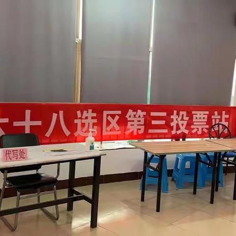 清园里社区开展“滨海新区第四届人民代表大会代表六十八届选区选举大会”