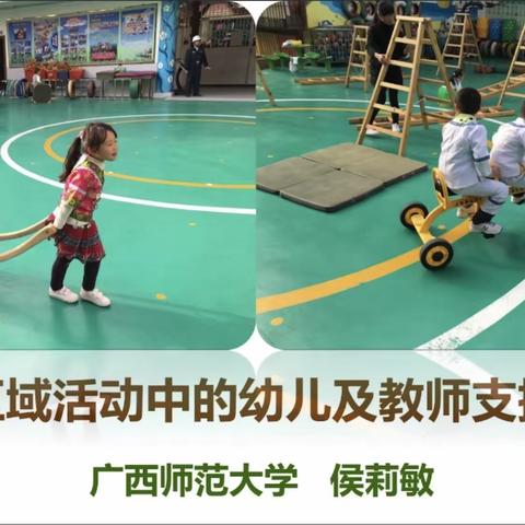 区域活动中的幼儿及教师支持（侯莉敏）～学习笔记