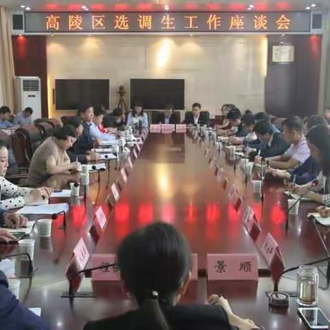 高陵区召开选调生工作座谈会