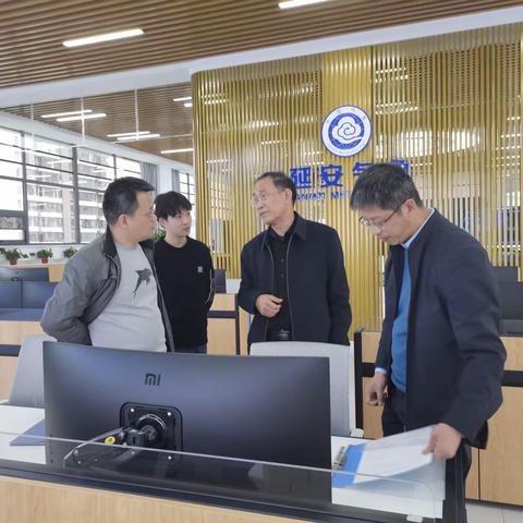 延安市气象局组织对各直属业务单位开展汛前业务检查