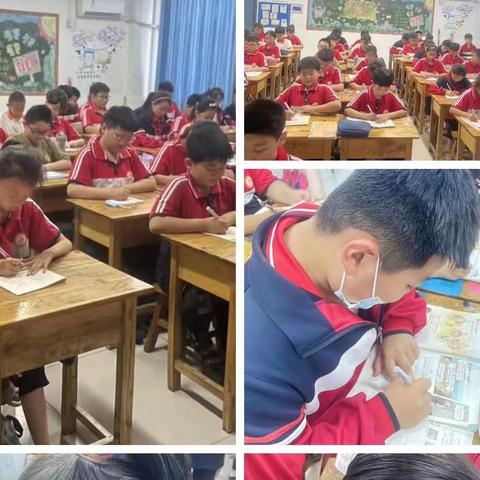 兰陵县第十三小学英语书法比赛