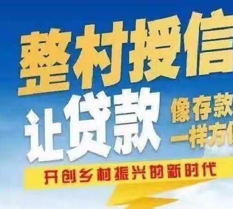 【营业部】整村授信—整村授信进行中，乡村振兴巧“贷”动