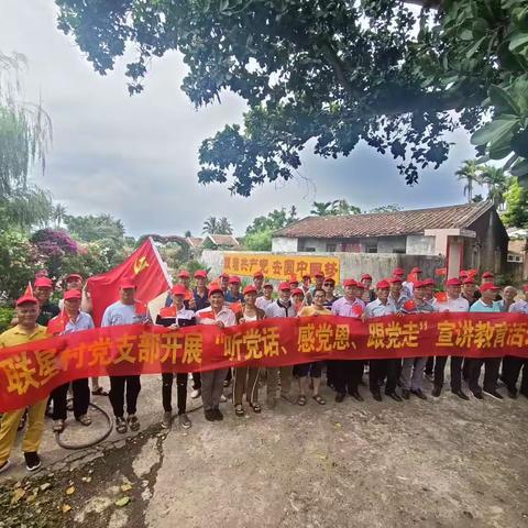 联星村支部学习贯彻习近平新时代中国特色社会主义思想主题教育宣讲暨党支部“听党话、感恩党、跟党走”宣讲活动