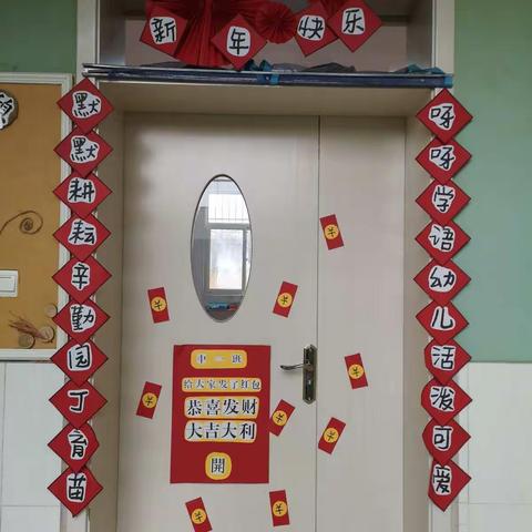 中一班主题回顾《欢欢喜喜过大年》