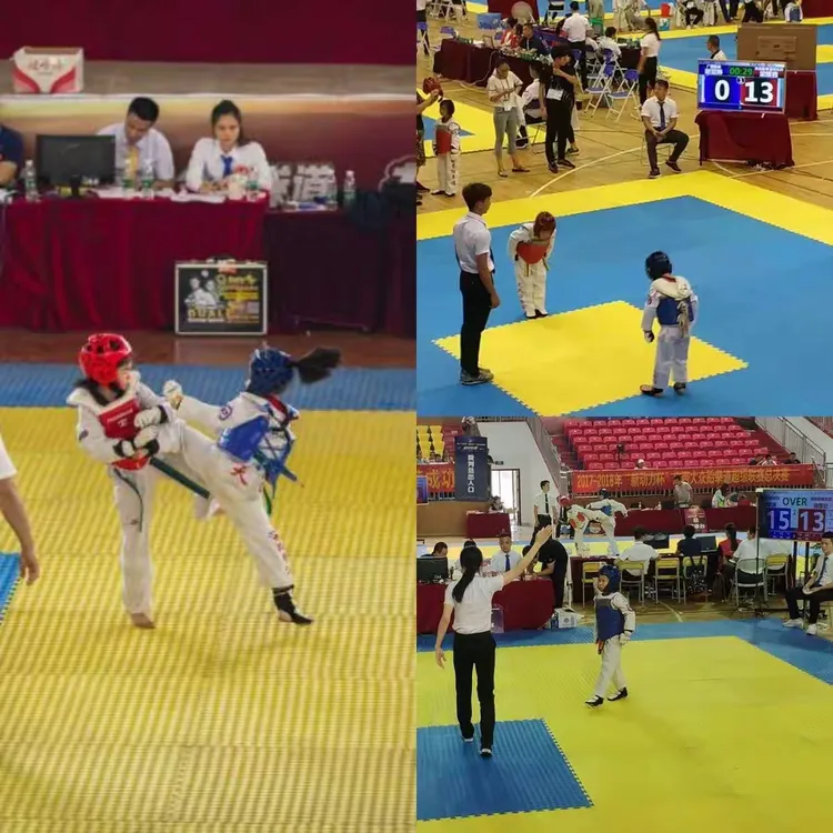 你和小伙伴们来到中国国家跆拳道的培训基地☞龙英道馆,进行为期