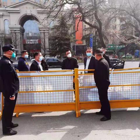 柏树林街道领导检查西安宾馆柏树林专班工作