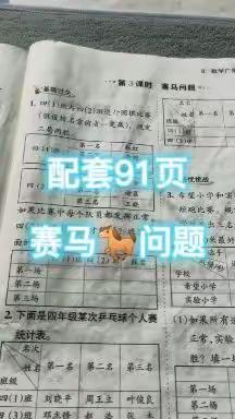 91页 赛马🐎问题讲解