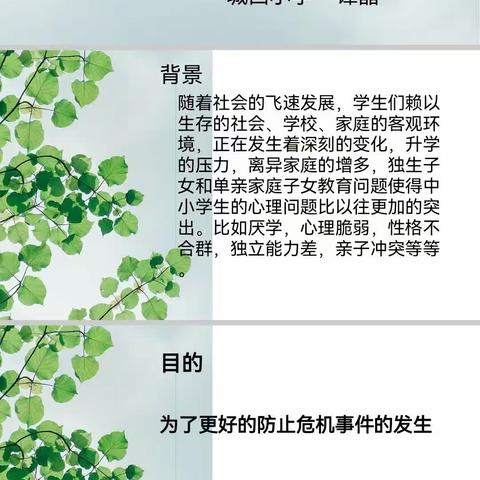 2023年城西小学心理健康月活动之一——教师心理技能培训。