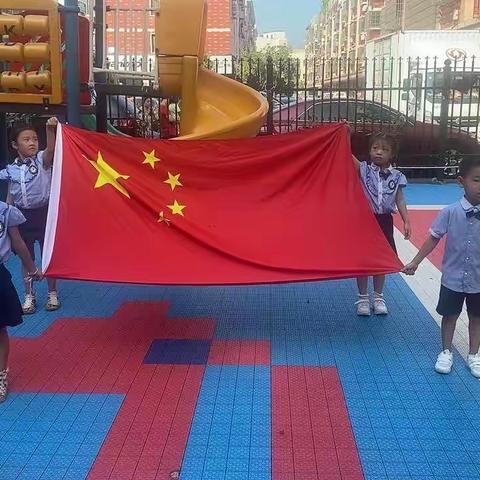 “同升国旗----童颂祖国”-----北站幼儿园升国旗仪式