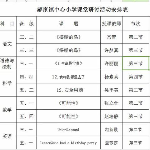 减量保质，强课强研：区教研室对郝家镇中心小学进行视导