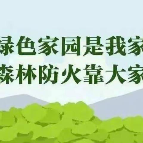 森林防火，有你有我——库管小学森林防火知识学习