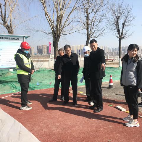 局机关纪委督导检查渭河城市段绿道项目建设工作