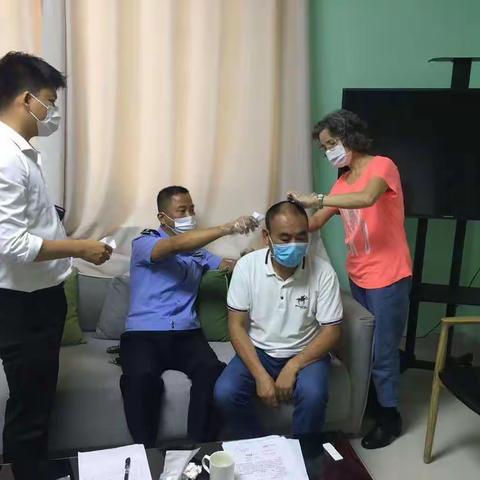 福安社区与海甸街道禁毒办及海甸派出所对出所人员进行“无缝对接”工作