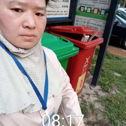 2021年3月和4月垃圾分类督导员工作照片