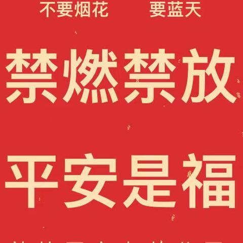 启明幼儿园禁止燃放烟花爆竹倡议书——中二班