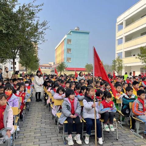 朝气蓬勃新学期 莲丰学子扬新帆—安西镇中心小学莲丰校区2023年春季学期开学典礼