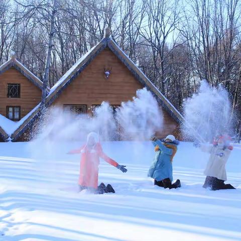 新年快乐，泼雪送祝福（同江赫哲冰雪节）