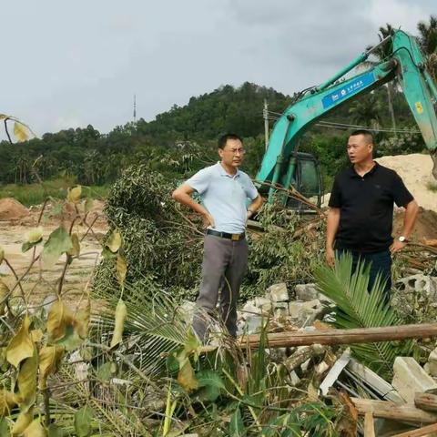 县政府常务副县长何兆智到项目一线协调施工组织困难问题，助力项目有序推进