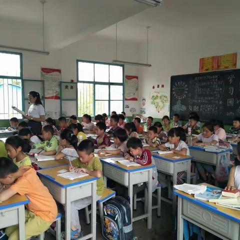 竹峪镇兰梅塬小学日常教学剪影