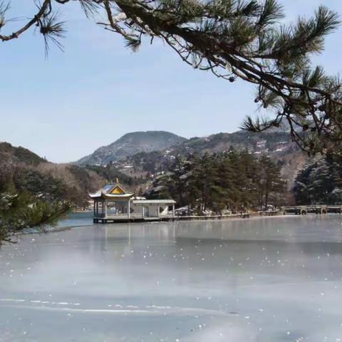 冬日庐山