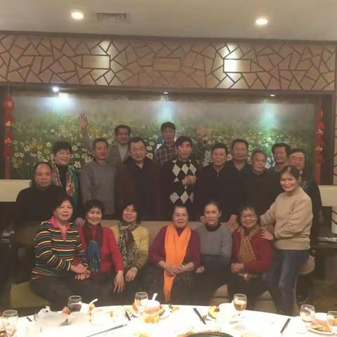 五十周年再聚首                                             （南宁十二中654班同学聚会 • 2019年1月11日）