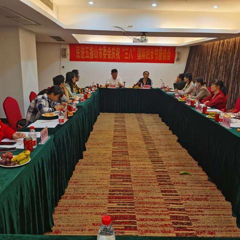 民进五指山市委会召开“三八”国际劳动妇女节座谈会