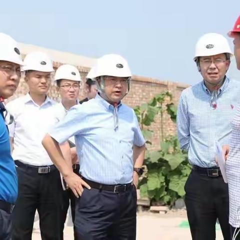 姚涌主任视察指导污水厂提标工程建设