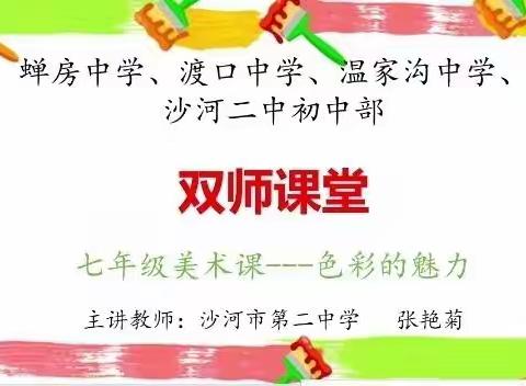 色彩绽放魅力，双师助力成长——双师课堂教学教研活动纪实