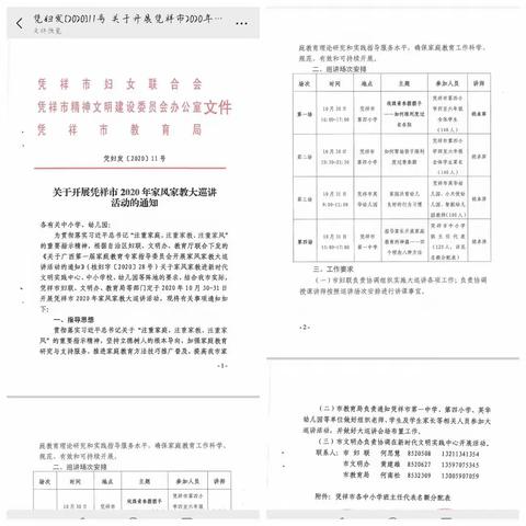 凭祥市2020年家风家教大巡讲活动——幼儿园《家园共育幼儿良好行为习惯》