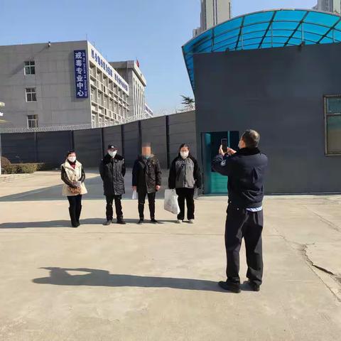 汉阳区江汉二桥街中心戒毒社区 2021年1月13日接社康人员出所