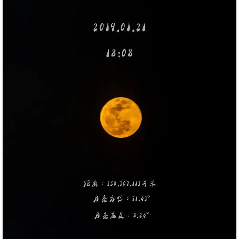 2019，首次“超级月亮”