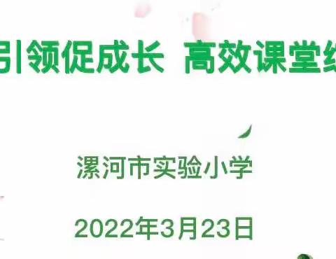 以研促教 打造“高效自主”课堂         系列之（一）名师引领促成长 高效课堂绽芬芳