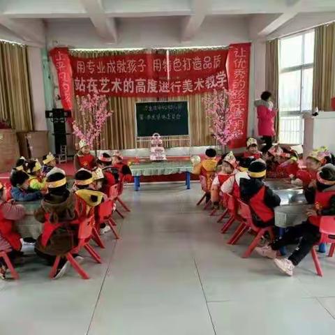 万金店镇中心幼儿园第一季度幼儿集体生日会