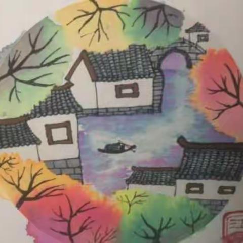 本周四年级《彩墨世界》部分优秀作品赏析