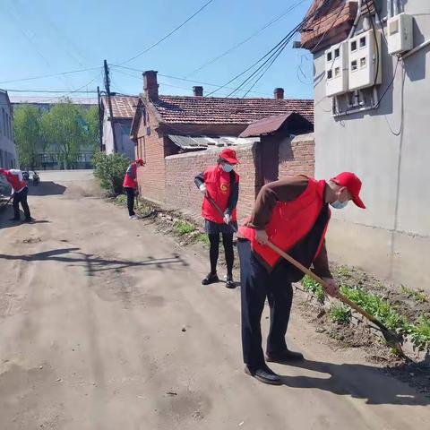 激发善治能量 共建美丽家园           红兴隆局直社区开展社区环境大整治