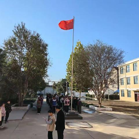 “国旗飘飘，伴我成长”——柘城县张桥镇王金门小学升旗美篇