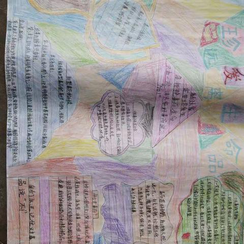 大河学校组织开展禁毒教育活动手抄报创作比赛