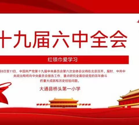 聚焦全会精神，坚定理想信念———桥头第一小学教育集团红领巾爱学习