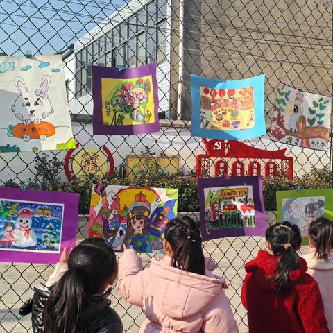 亳州市夏侯分校迎元旦师生书画展