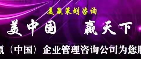 美赢策划咨询这些内容足以解决你现在企业的经营痛苦