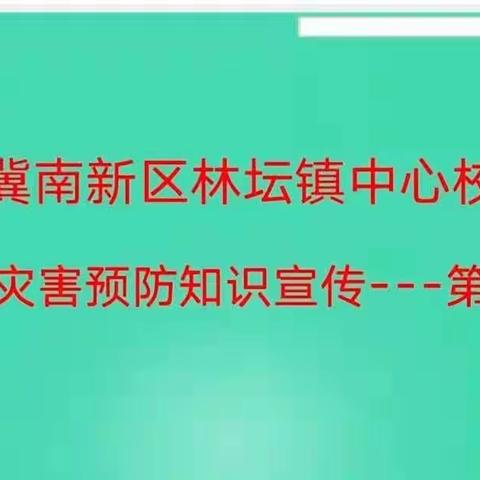 冀南新区林坛镇中心校——地质灾害安全知识宣传教育（第一期）