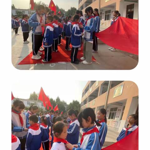 红领巾指引我前进——椹涧乡中心小学少年先锋队建队纪念日活动