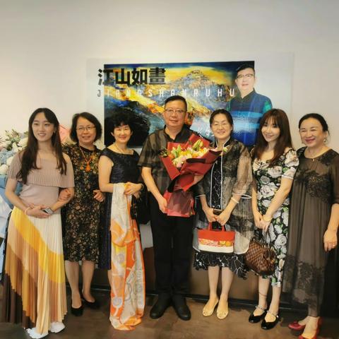 💖💖感恩相遇“江山如画 大美印象”张锋师生油画展开幕式纪实🌹🌹🌹